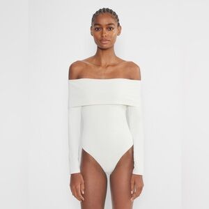 Aritzia Contour Deco Bodysuit Light Birch